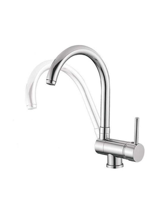 COUNTER SINK FAUCET HIGH INCLINED WINDOW 086788 CHROME