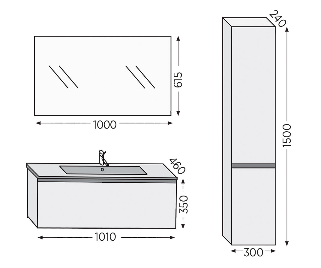 ROYAL BATH SEVILLA  WALNUT 3SVCWL