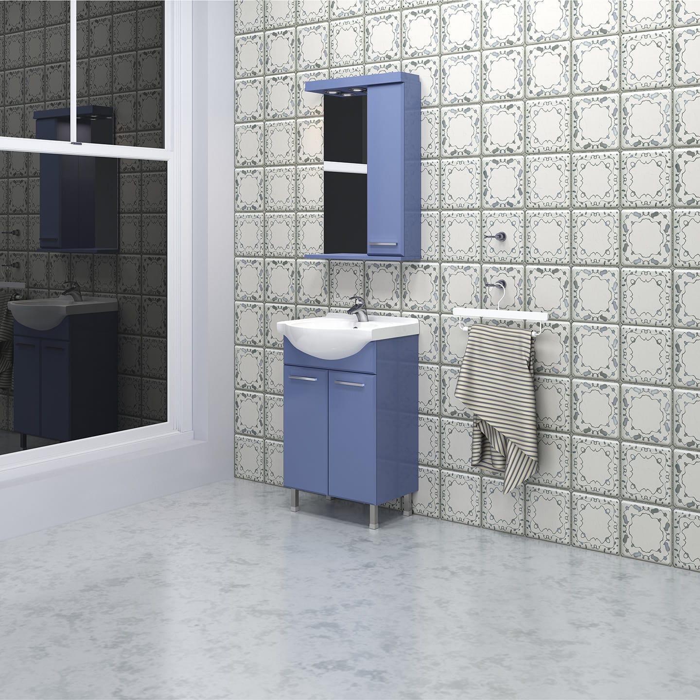 Bathroom furniture Zebis Ocean 055 